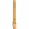 Ekena Millwork Portland Rough Sawn Timber Gable Bracket, Western Red Cedar, 72"W x 36"H x 4"D x 6"F, 12/12 Pitch GBW072X36X0406POR00RWR - alternate 2